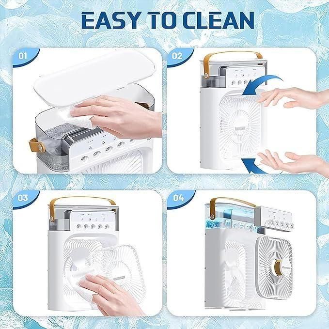 "Stay Cool Anywhere with the Portable USB Electric Air Cooler Fan!"
