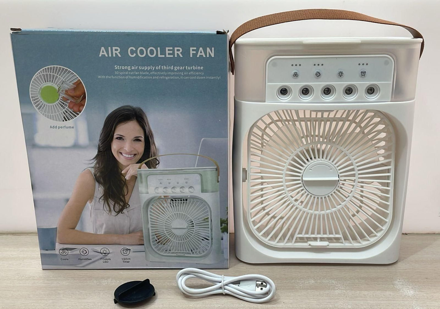 "Stay Cool Anywhere with the Portable USB Electric Air Cooler Fan!"